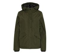 OXMO OXTamilia - Giacca da donna per le mezze stagioni con cappuccio, elastico regolabile, con bottoni a pressione, con dettagli sull'etichetta, vestibilità regolare, Rosin (190509)., S