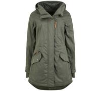 Oxmo Parka di mezza stagione 'Bella' marrone / verde scuro Donna Oxmo XL marrone / verde scuro