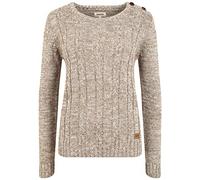 Oxmo Phia Maglione in Maglia Grossa Pullover Maglieria da Donna, Taglia:L, Colore:Dune (795409)