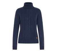 Oxmo Pullover 'Cathy' blu scuro / marrone chiaro Donna Oxmo S blu scuro / marrone chiaro