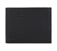 oxmox Leather RFID Protect Jumping Jack Embossed Black