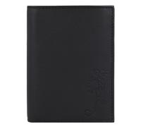 oxmox Leather Portafoglio Protezione RFID Pelle 9.5 cm grigio