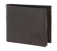 oxmox Leather Portafoglio Protezione RFID Vera Pelle 10 cm grigio