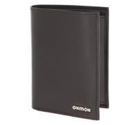 Oxmox Pelle portafoglio Leather RFID Protect Kombibörse Pure 2.0 Metal Square Brown marrone scuro