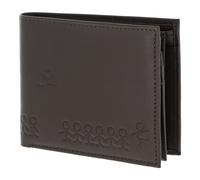 oxmox Leather Portafoglio Protezione RFID Vera Pelle 10 cm verde