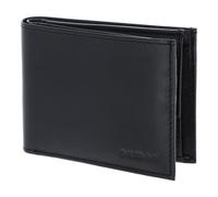 Oxmox Pelle portafoglio Leather RFID Protect Pocketbörse Pure 2.0 Embossed Black nero