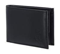 oxmox Leather Portafoglio Protezione RFID Vera Pelle 11 cm nero