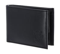 Oxmox Pelle portafoglio Leather RFID Protect Pocketbörse Frog 2.0 Embossed Black nero