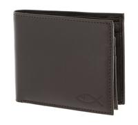 oxmox Leather Portafoglio Protezione RFID Vera Pelle 12 cm grigio