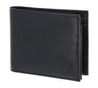 oxmox Leather Portafoglio Protezione RFID Vera Pelle 12 cm grigio