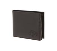 oxmox Leather Portafoglio Protezione RFID Vera Pelle 10 cm oliva