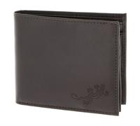 oxmox Leather Portafoglio Protezione RFID Vera Pelle 10 cm oliva