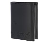 oxmox Leather Portafoglio Protezione RFID Vera Pelle 13 cm blu