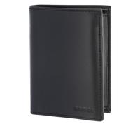 oxmox Leather Portafoglio Protezione RFID Vera Pelle 13 cm nero