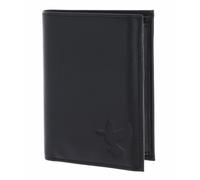 oxmox Leather RFID Protect Freedom Pigeon Embossed Black