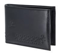 oxmox Leather Portafoglio Protezione RFID Vera Pelle 11 cm blu