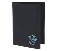 Oxmox portafoglio New Cryptan RFID Protect Kombibörse Frog 2.0 Print Cyan Black nero