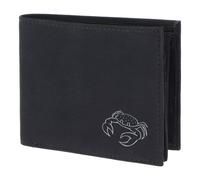 Oxmox portafoglio New Cryptan RFID Protect Querscheinbörse Crab 2.0 Print Grey Black nero