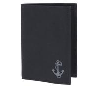 Oxmox portafoglio New Cryptan RFID Protect Kombibörse Freedom Anchor Print Grey Black nero