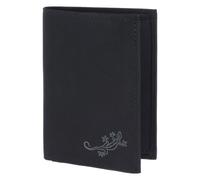 Oxmox portafoglio New Cryptan RFID Protect Kombibörse Lizard 2.0 Print Grey Black nero