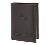 oxmox Leather Portafoglio Protezione RFID Vera Pelle 10 cm grigio