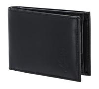 Oxmox Pelle portafoglio Leather RFID Protect Pocketbörse Freedom Anchor Embossed Black nero