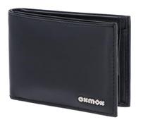 oxmox portafoglio Leather RFID Protect Pure 2.0 Metal Square Black