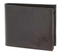 oxmox Leather Portafoglio Protezione RFID Vera Pelle 10 cm oliva
