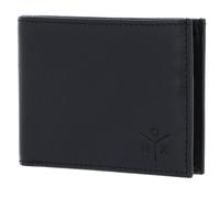 oxmox portafoglio Leather Pocketbörse Ox Embossed Black