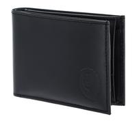 oxmox portafoglio Leather RFID Protect Freedom Lion Embossed Black