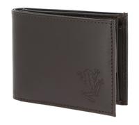 oxmox portafoglio Leather RFID Protect Frog 2.0 Embossed Brown