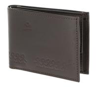 oxmox portafoglio Leather RFID Protect Jumping Jack Embossed Brown