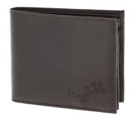 oxmox portafoglio Leather RFID Protect Lizard 2.0 Embossed Brown