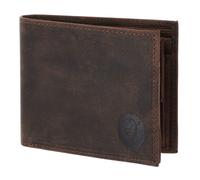 oxmox portafoglio Leather RFID Protect Querscheinbörse
