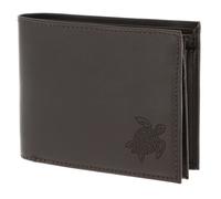 oxmox portafoglio Leather RFID Protect Turtle 2.0 Embossed Brown
