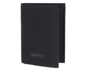 Oxmox portafoglio New Cryptan Kombibörse Pure Print Black Black nero