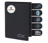 oxmox New Cryptan Portafoglio Protezione RFID 13 cm grigio