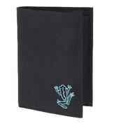 Oxmox portafoglio New Cryptan RFID Protect Kombibörse Frog 2.0 Print Cyan Black nero