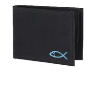 oxmox New Cryptan RFID Protect Freedom Fish Print Cyan Black