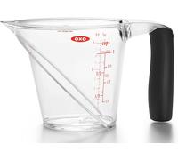 Oxo caraffa graduata 250 ml, angolata, in tritan misura ml/oz/cups