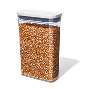 OXO Contenitore POP Good Grips, ermetico, impilabile, con coperchio, per snack e altro, 1,8 l, bianco