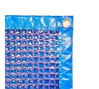 OXO Dark Blue 500 micron - Telo per bolle da piscina, 6 x 3,5 m, rivestito con 4 lati + occhielli appoggiati + copertura di protezione - diretto fabbrica