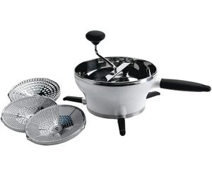 OXO : Food Mill : passaverdure inox manuale a 3 dischi rotazione a sforzo minimo