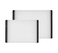 OXO Good Grips 2-Piece Cutting Board Set Set di 2 taglieri, plastica, Trasparente