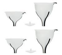 OXO Good Grips 3-piece Funnel and strainer set 3 pezzi White