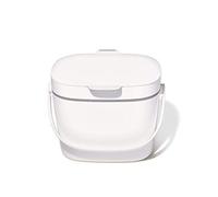 OXO Good Grips Contenitore da Cucina per Compost, Bianco/Grigio, 6.6 L