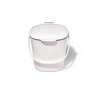 OXO Good Grips, Contenitore da Cucina per Compost, Facile da Pulire, Bianco/Grigio, 2,8 L