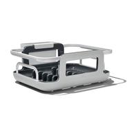 OXO Good Grips - Scolapiatti in alluminio, colore: grigio