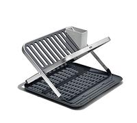 OXO Good Grips Scolapiatti piatto pieghevole in alluminio