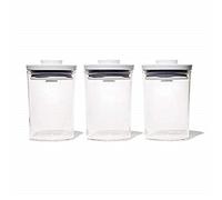 OXO Good Grips Set di contenitori POP rotondi mini da 3 pezzi x 0.6L